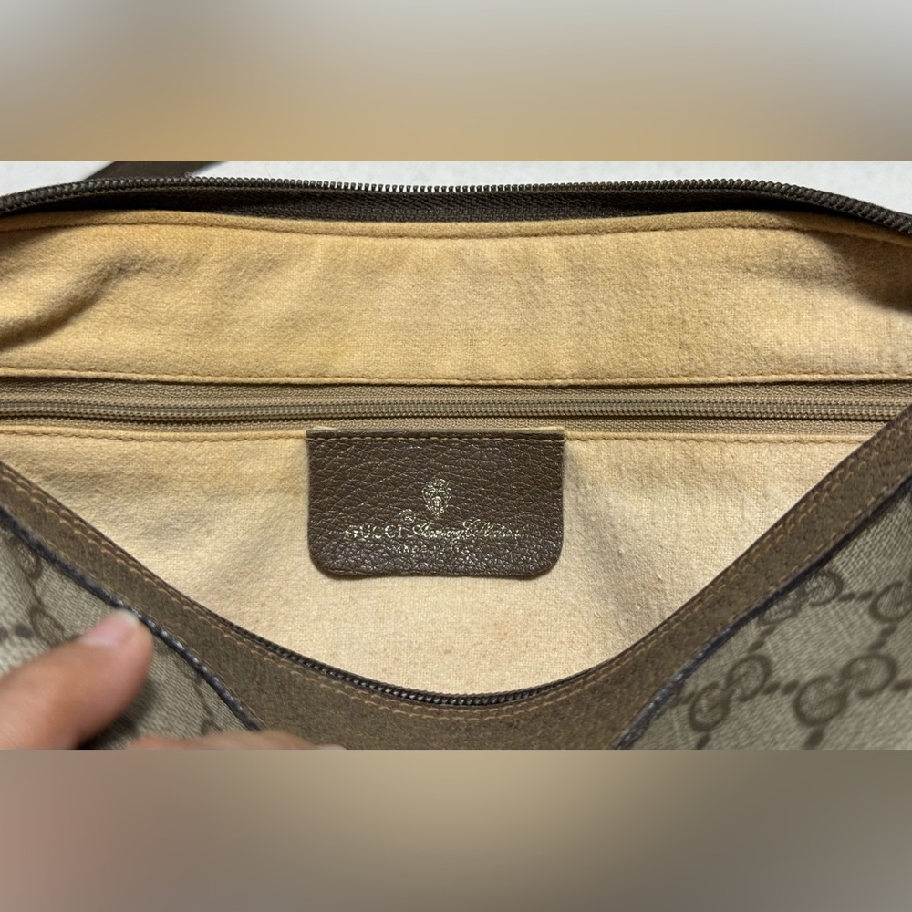 Gucci Vintage Supreme Web Sherry Line shoulder/crossbody bag - Picture 14 of 16